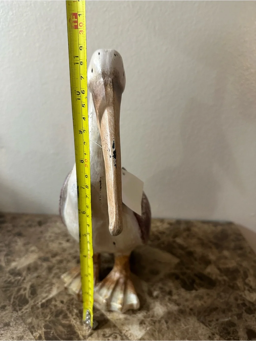 Hobby Lobby Wooden Carved Pelican Decor NEW